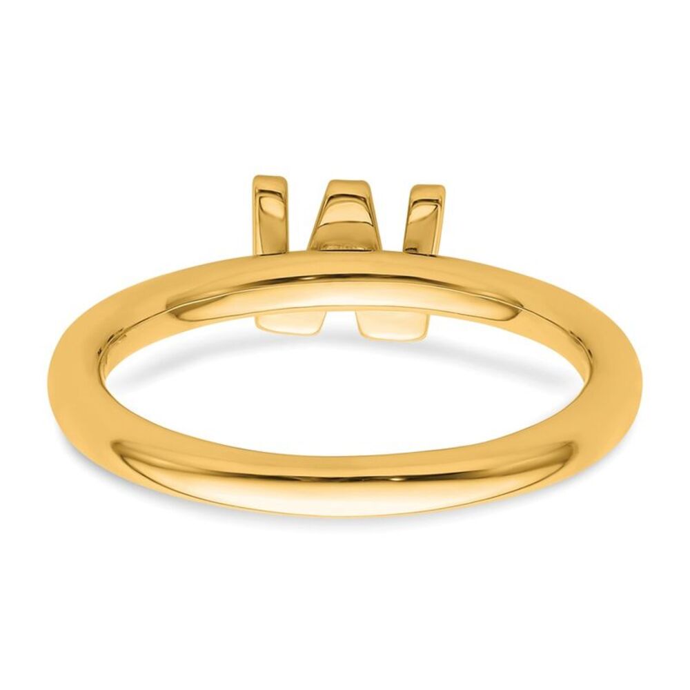 Kazi Luxury 14k Yellow Gold Stackable Diamond Ini… - image 5
